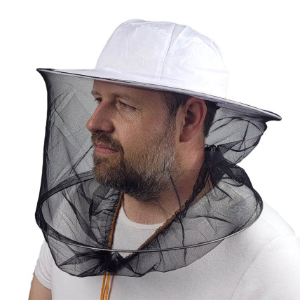 Včelařský klobouk, černá síťka