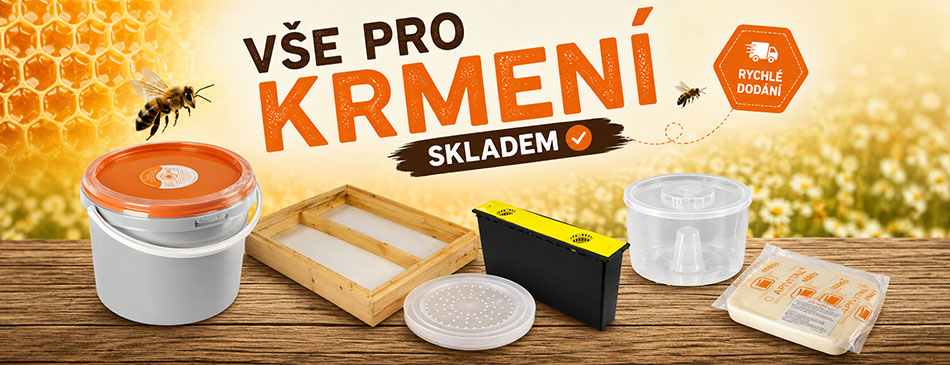 Krmení včel - Včelařské potřeby Ještěd